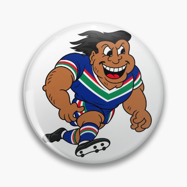 Item preview, The Mighty Warriors Mascot Drawing designed and sold by Luke Foran Sports Art.