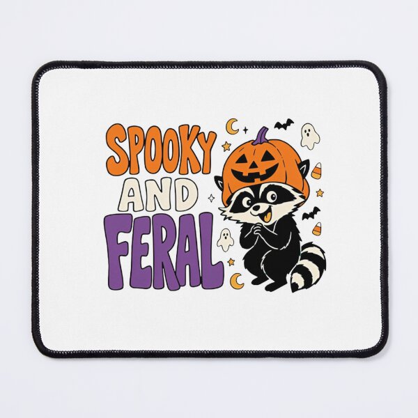 Item preview, Spooky And Feral Pumpkin Raccoon Halloween designed and sold by Foroirebouti.