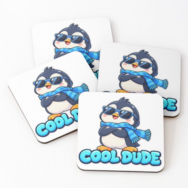 Item preview, Cool Dude - Kawaii Penguin designed and sold by Visual Dept..