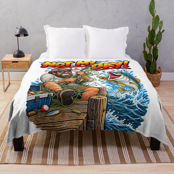 Item preview, Not My Day Funny Fishing Fail designed and sold by Dtoledoarts.