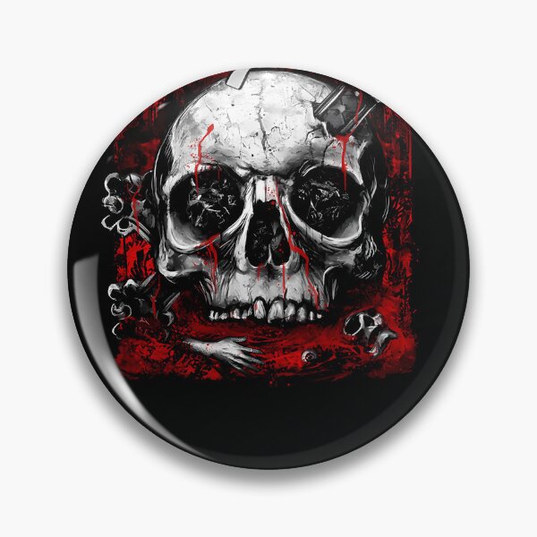 Item preview, Slayer Dark Skull Splatter designed and sold by ImpressionLab.