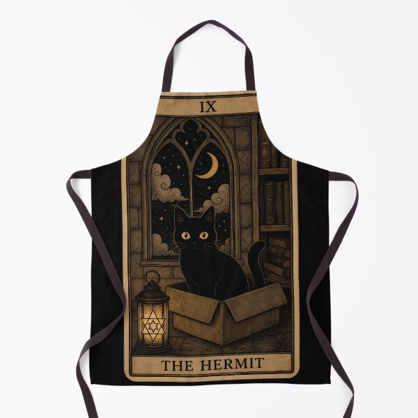 Item preview, The Hermit - Cats Tarot  designed and sold by PurrfectHome.