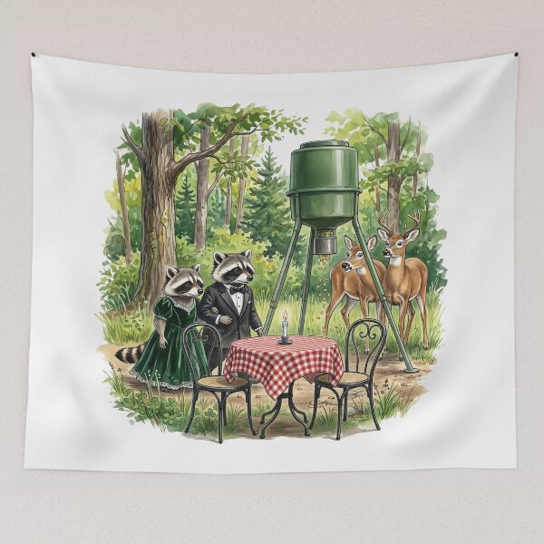 Item preview, Fine Dining at the Deer Feeder designed and sold by The She Shed.
