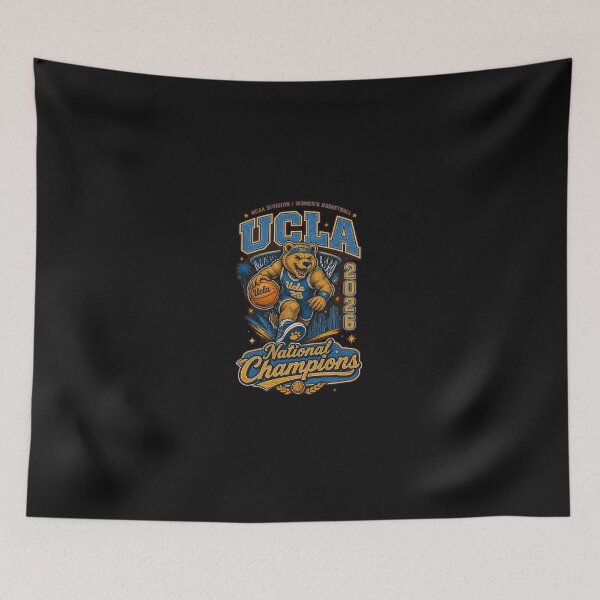 Aperçu de l'œuvre Les Bruins de l'UCLA, champions nationaux 2026, Bear Basketball - 66 créée et vendue par MarilynTracey.