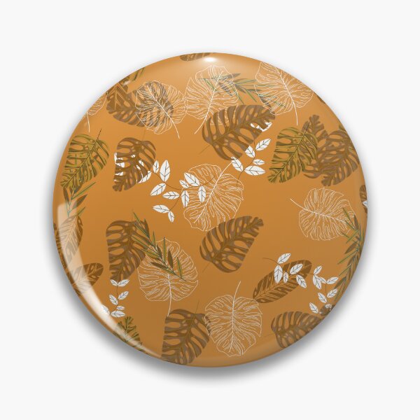 Item preview, Boho Monstera Leaf Tropical Ochre Yellow designed and sold by FestivityFinds.