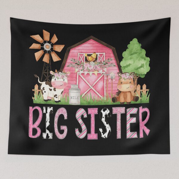 Item preview, Big Sister Farm Life Sibling Announcement Girl Gift designed and sold by ilfaooran.