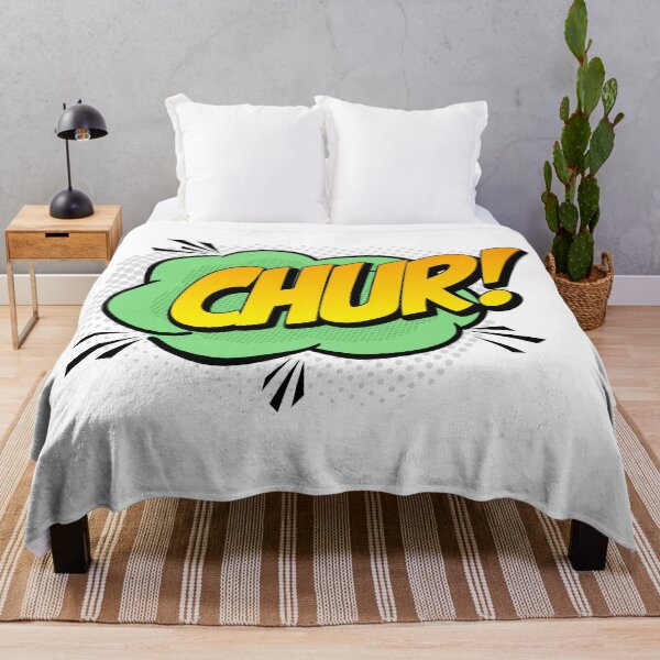 Item preview, CHUR! Kiwi Slang Comic Pop Art designed and sold by wobblyfrogs.