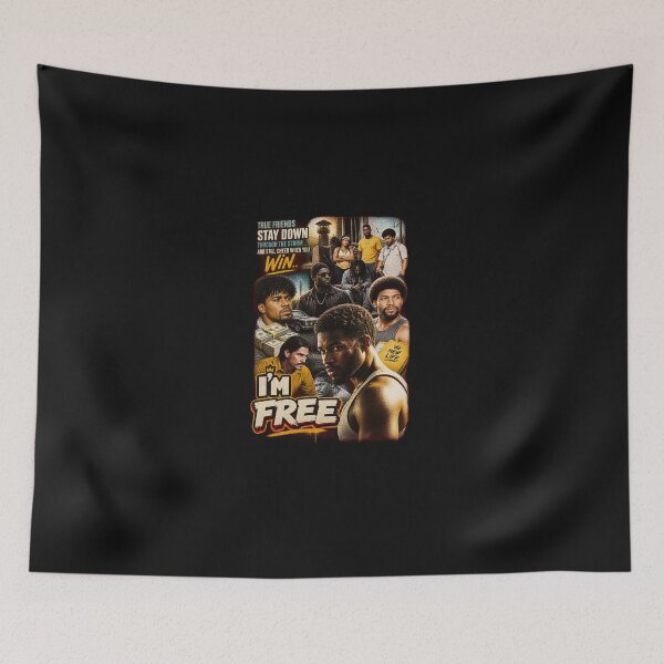 Item preview, True Friends Stay Down Win I'm Free Movie Poster-47 designed and sold by MarilynTracey.
