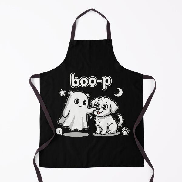 Item preview, Boo-p Ghost Booping Dog Nose Halloween Cute Puppy Ghost  designed and sold by Zizo-DR44.