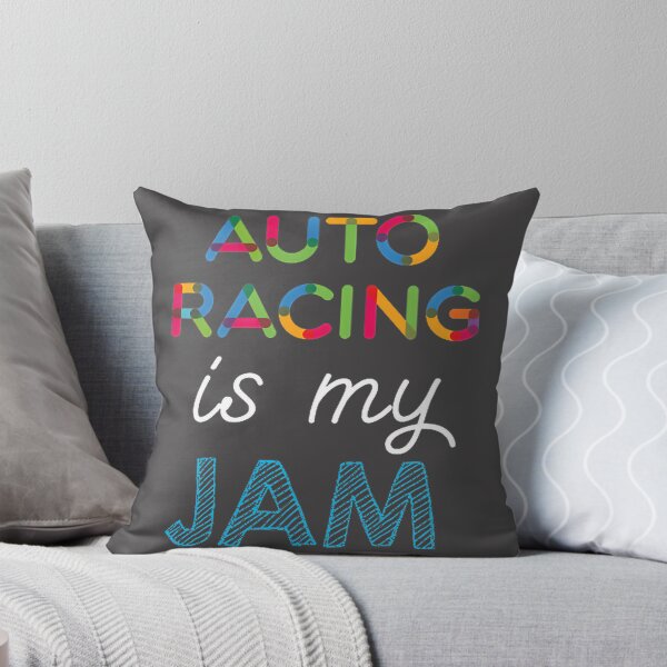 Item preview, Funny Auto Racing Design Featuring 'Auto Racing is My Jam' Slogan designed and sold by BusyTube.
