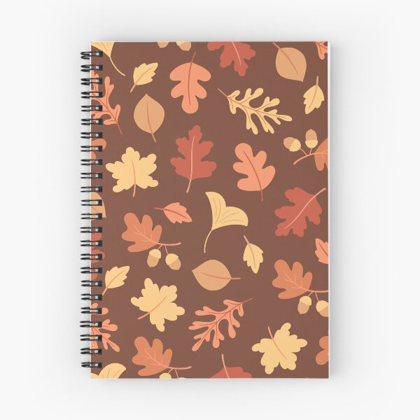 Item preview, Cozy Warm Chocolate Brown Autumn Leaf Acorn designed and sold by FestivityFinds.