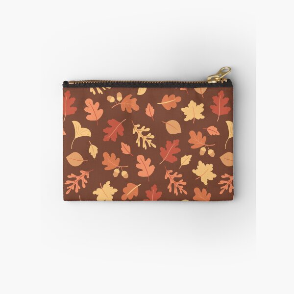 Item preview, Cozy Warm Chocolate Brown Autumn Leaf Acorn designed and sold by FestivityFinds.