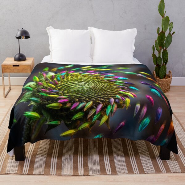 Item preview, Colorful Sunflower Swirl designed and sold by Tridentulus.