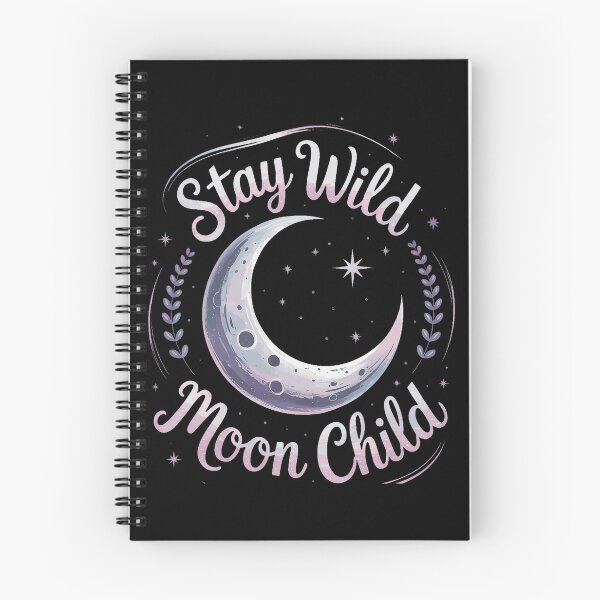 Item preview, Stay Wild Moon Child Pastel Crescent Moon designed and sold by VioletNance.