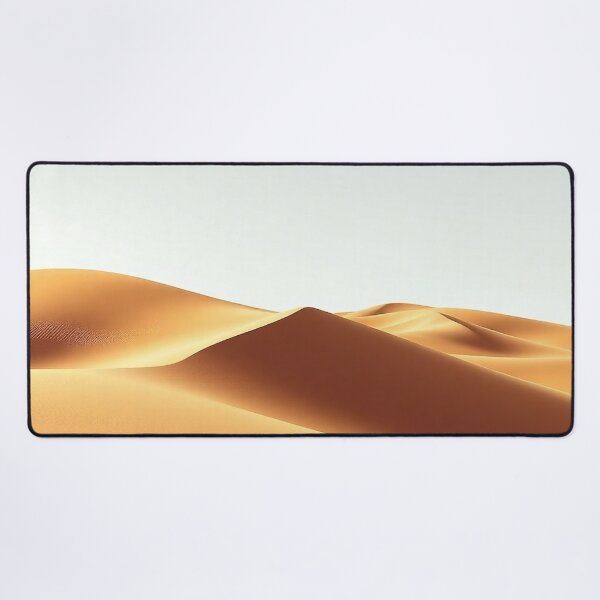 Item preview, Minimalist Golden Sand Dunes Desert Landscape Poster designed and sold by IntelliMindDesigns.