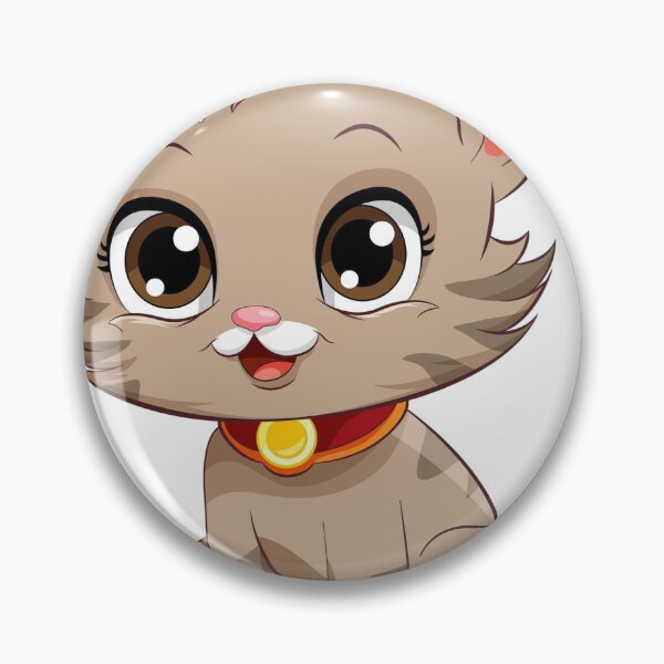 Item preview, Cute Gray Kitten Cartoon designed and sold by HackerLooks.
