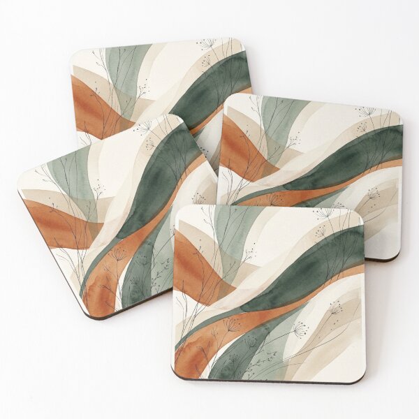 Item preview, Earth Tones in Motion Abstract Art designed and sold by Zaramodo.