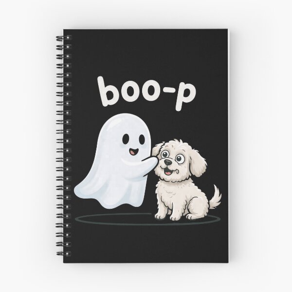 Item preview, Boo-p Ghost and Dog Line Art Cute Nose Boop Halloween designed and sold by Zizo-DR44.