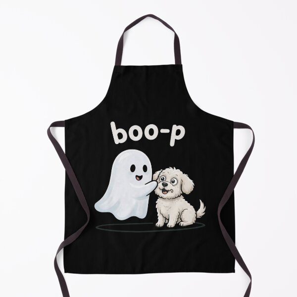 Item preview, Boo-p Ghost and Dog Line Art Cute Nose Boop Halloween designed and sold by Zizo-DR44.