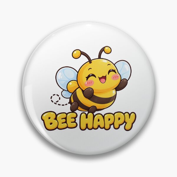 Item preview, Bee Happy - Cute Kawaii Bee designed and sold by Visual Dept..