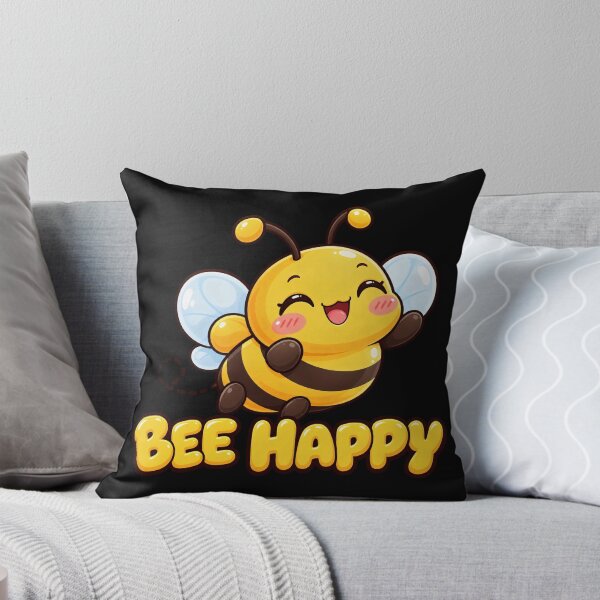 Item preview, Bee Happy - Cute Kawaii Bee designed and sold by Visual Dept..