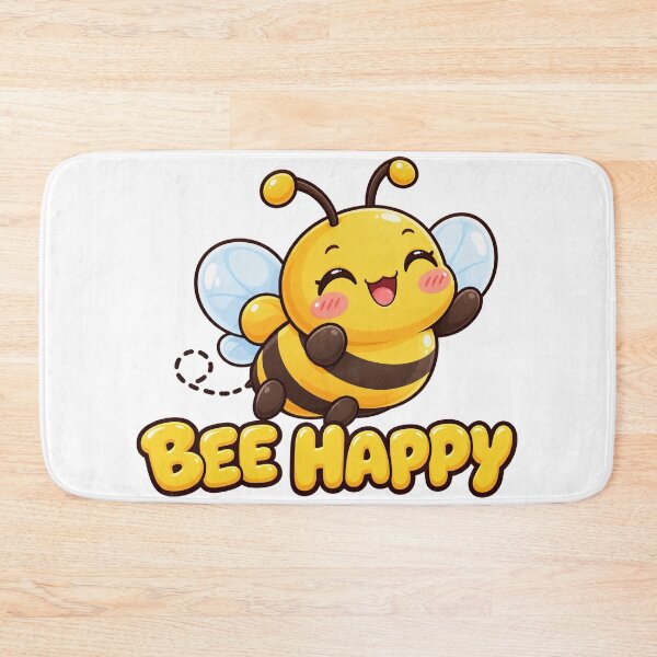 Item preview, Bee Happy - Cute Kawaii Bee designed and sold by Visual Dept..