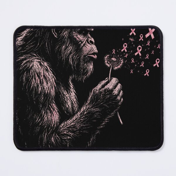 Item preview, Bigfoot Blowing Dandelion Breast Cancer Awareness designed and sold by linendaust.