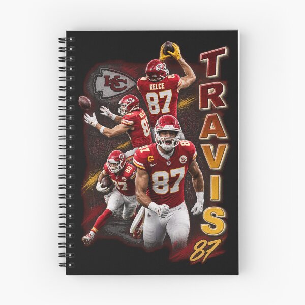 Item preview, Travis Kelce 87 Kansas City Chiefs Héroe del fútbol americano-24 designed and sold by MarilynTracey.