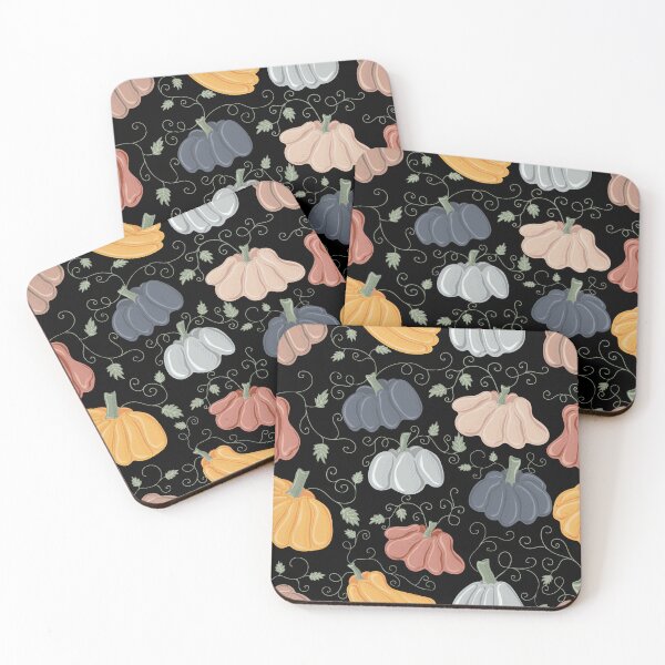 Item preview, Muted Pumpkin Autumn Botanical Pattern designed and sold by FestivityFinds.