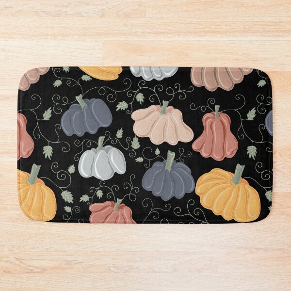 Item preview, Muted Pumpkin Autumn Botanical Pattern designed and sold by FestivityFinds.