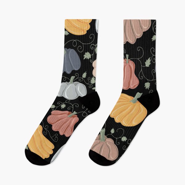 Item preview, Muted Pumpkin Autumn Botanical Pattern designed and sold by FestivityFinds.
