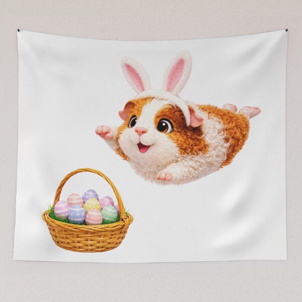 Item preview, Texel Guinea Pig Easter Hop designed and sold by Sillytoe.