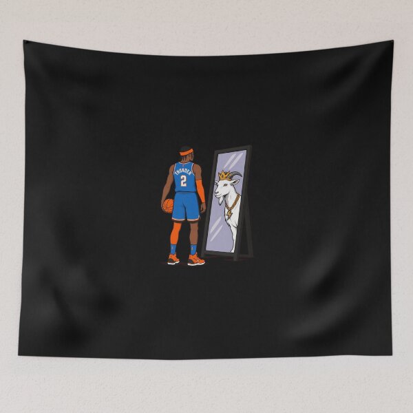 Item preview, Reflejo en el espejo del jugador de baloncesto Thunder GOAT-45 designed and sold by MarilynTracey.