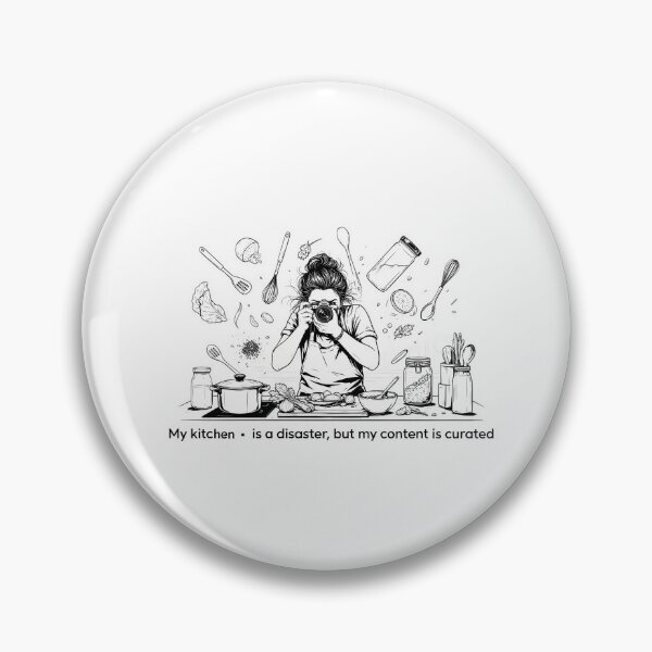 Item preview, Chaotic Kitchen Food Blog Quote designed and sold by NiftyWrx.