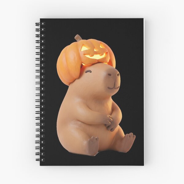 Item preview, Capybara Wearing Jack O Lantern Pumpkin Hat Chill Halloween designed and sold by WorldShop17.