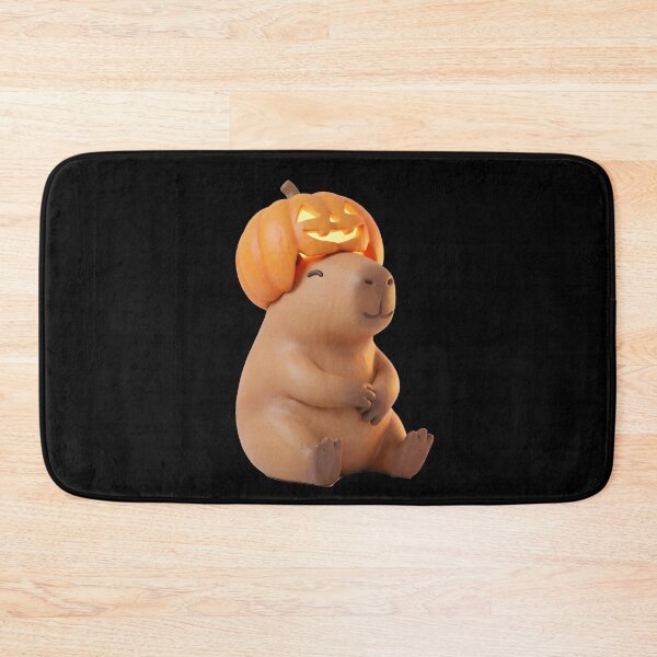 Item preview, Capybara Wearing Jack O Lantern Pumpkin Hat Chill Halloween designed and sold by WorldShop17.