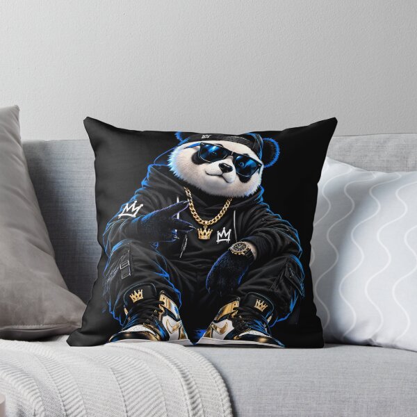 Item preview, Cool Hip Hop Panda in Streetwear with Gold Chain designed and sold by PrimeRootsArt.
