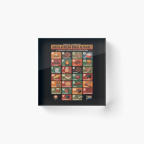 Item preview, South African Braai Alphabet Lekker BBQ Guide designed and sold by d247.