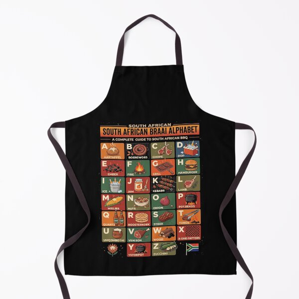 Artikelvorschau, Südafrikanisches Braai-Alphabet Lekker BBQ Guide entworfen und verkauft von d247.