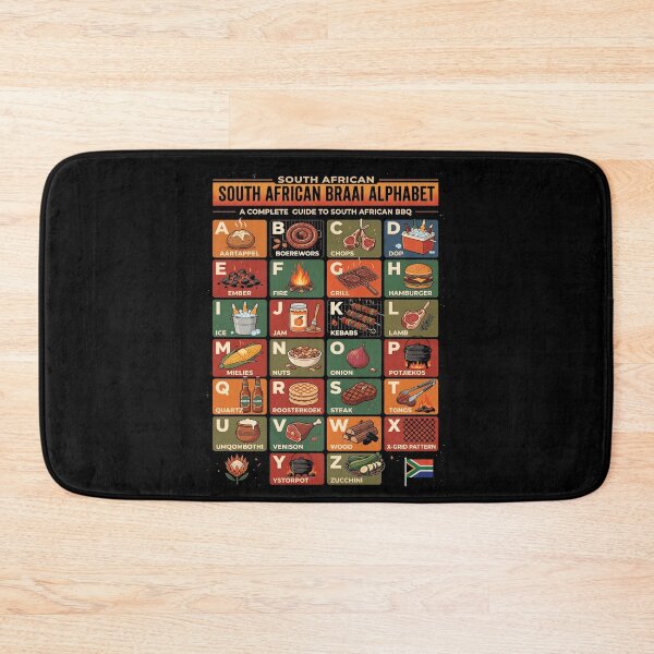 Item preview, South African Braai Alphabet Lekker BBQ Guide designed and sold by d247.