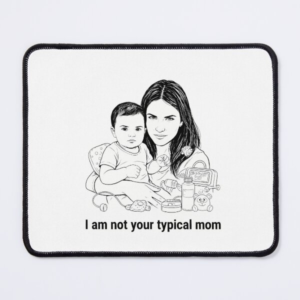 Item preview, Fierce Mom With Child And Medical Gear designed and sold by NiftyWrx.