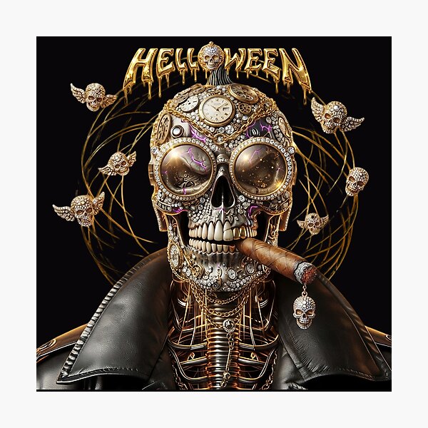 Item preview, Halloween Clockwork Skull Diamond Cigar designed and sold by Voodoo Store Paranormal Collections.