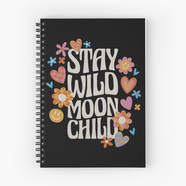 Item preview, Stay Wild Moon Child Groovy Flowers designed and sold by VioletNance.