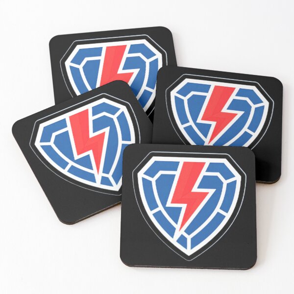 Item preview, Superhero Shield Lightning Emblem - Minimalist Comic Crest Design designed and sold by 7MKGallery.