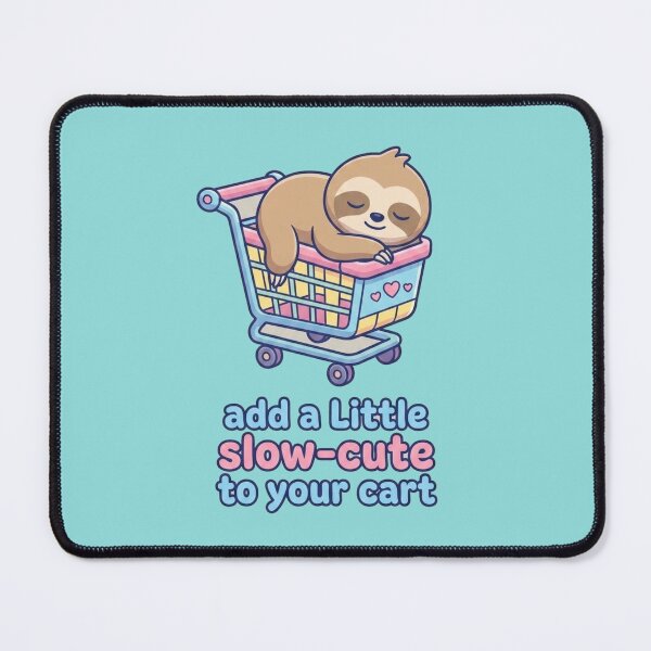 Item preview, Cute Sloth Shopping Cart SVG, Add a Little Slow-Cute to Your Cart, Funny Sloth Lover Design, Cute Shopping Lover Gift designed and sold by morning sun.