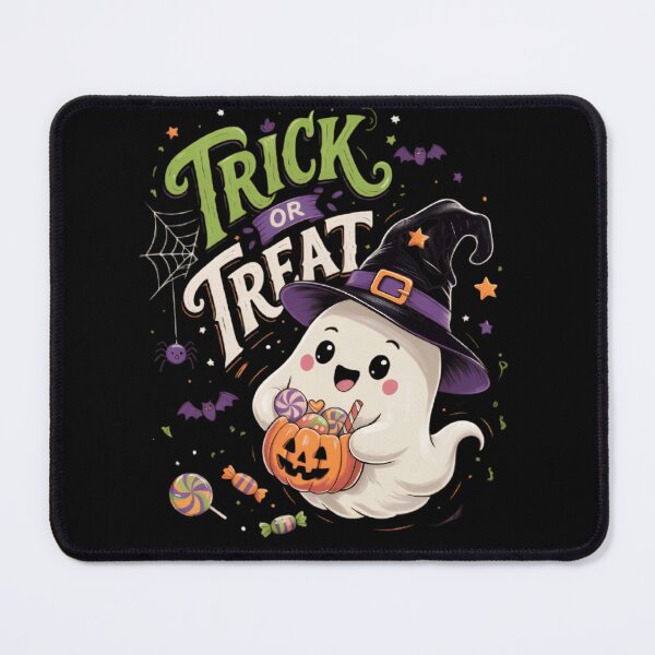 Item preview, Trick or Treat Cute Ghost Witch Hat Candy Pumpkin Halloween Kids designed and sold by Zizo-DR44.