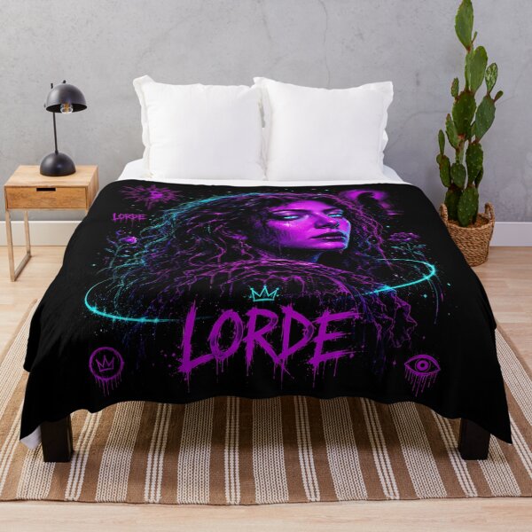 Artikelvorschau, Lorde Lila Himmlisches Neonporträt entworfen und verkauft von JMS-Artvintage.