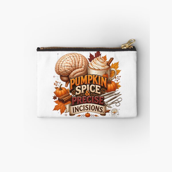 Artikelvorschau, Kürbisgewürz und präzise Schnitte – Lustiges Herbstdesign für Neurochirurgen und Gehirnchirurgen entworfen und verkauft von CuteDesignables.