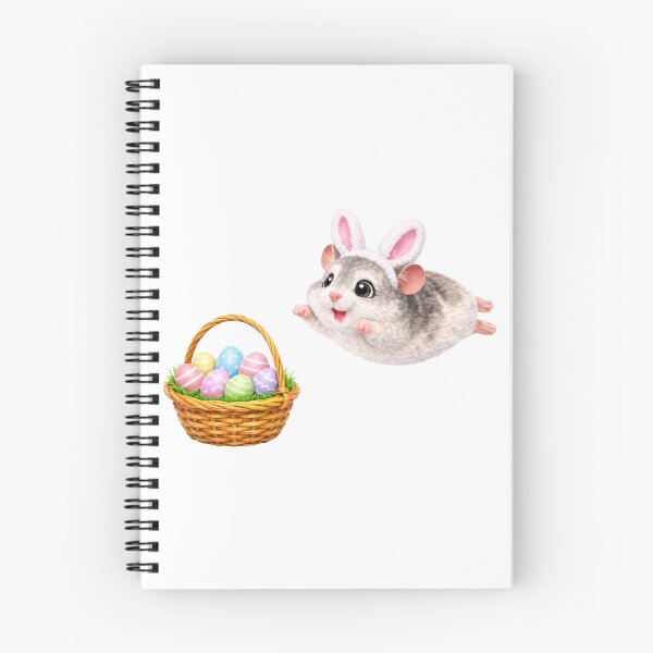 Item preview, Winter White Dwarf Hamster Easter Hop designed and sold by Sillytoe.