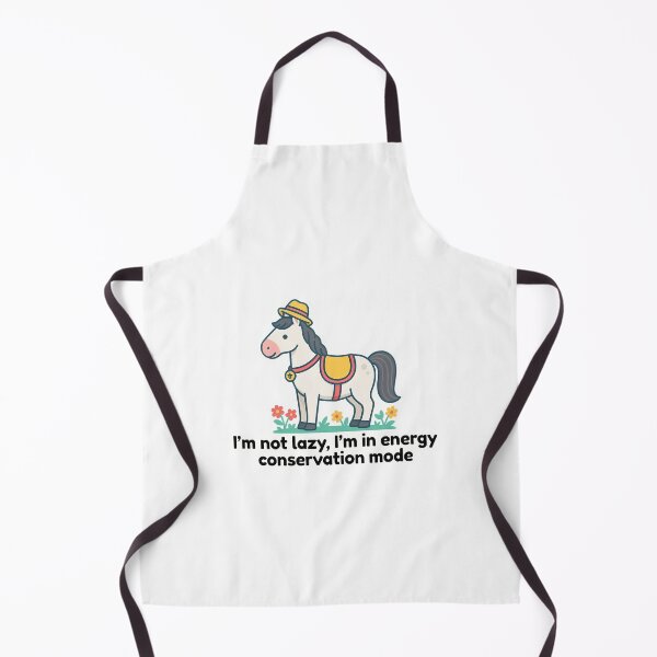 Item preview, Cute Horse with Energy Conservation Badge designed and sold by NiftyWrx.